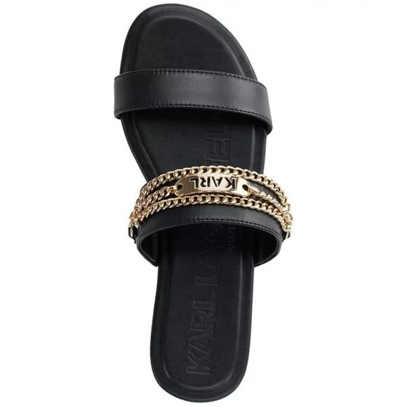 Karl Lagerfeld Paris Women's Canne Flat Sandals - Picture 4 of 5